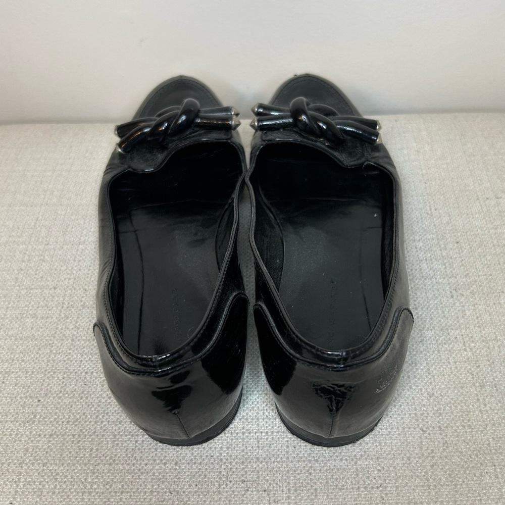 Black Patent Leather Balenciaga Flats - Picture 2 of 7